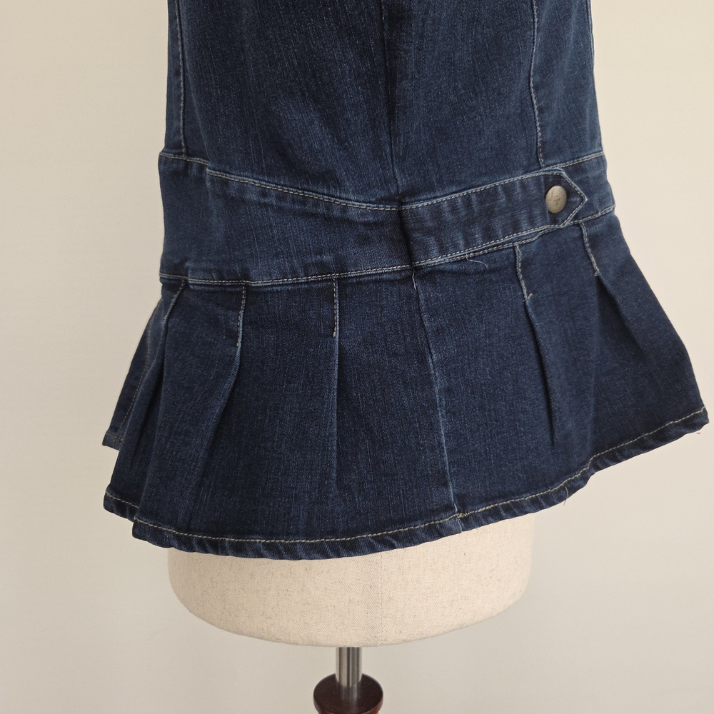Baccini Navy Blue Denim Jacket Size XL - Picture 3 of 8